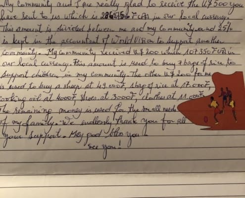 Aqua’s Aiche wrote us the sweetest letter