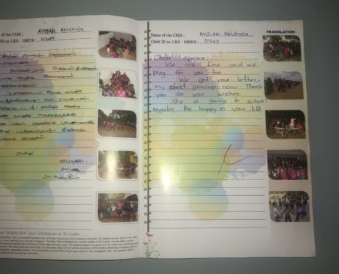 Abi in Sri Lanka sent Iconnectu a letter. We will be looking for her next Co-Sponsor. We make a difference in her life