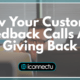 customer feedback calls